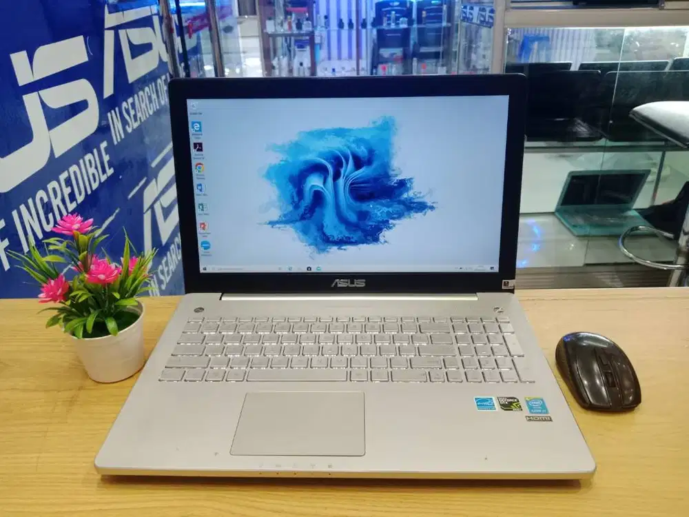 DIJUAL LAPTOP GAME DAN EDITING ASUS N550JK CORE i7 RAM 16GB SSD 256GB