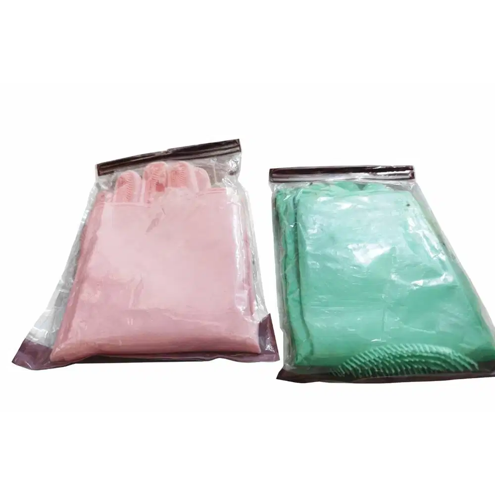 [PII-50] BARU Sarung Tangan Cuci Multifungsi GOTO (Pink & Hijau) 2 Pas