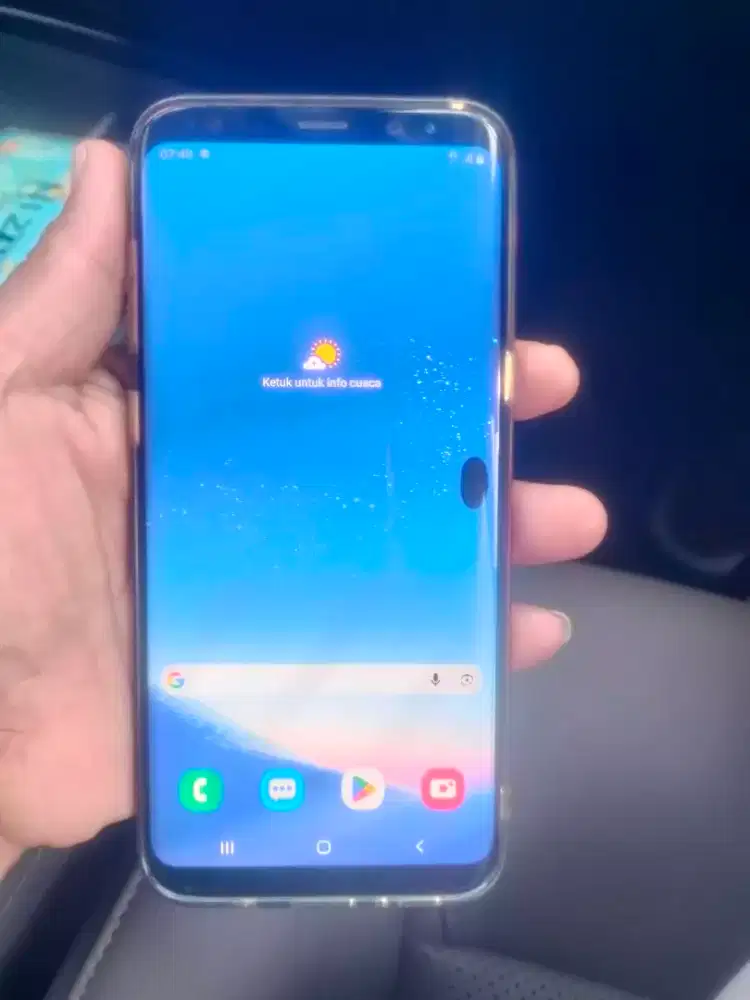 Samsung s8+ ram 4/64gb nfc masih orian smua siap pake minus kek pick