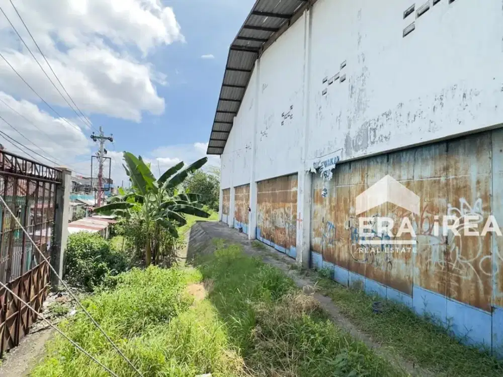 GUDANG DIJUAL DI SOLO DEKAT TERMINAL TIRTONADI, STASIUN SOLO BALAPAN, DAN STADION MANAHAN SOLO