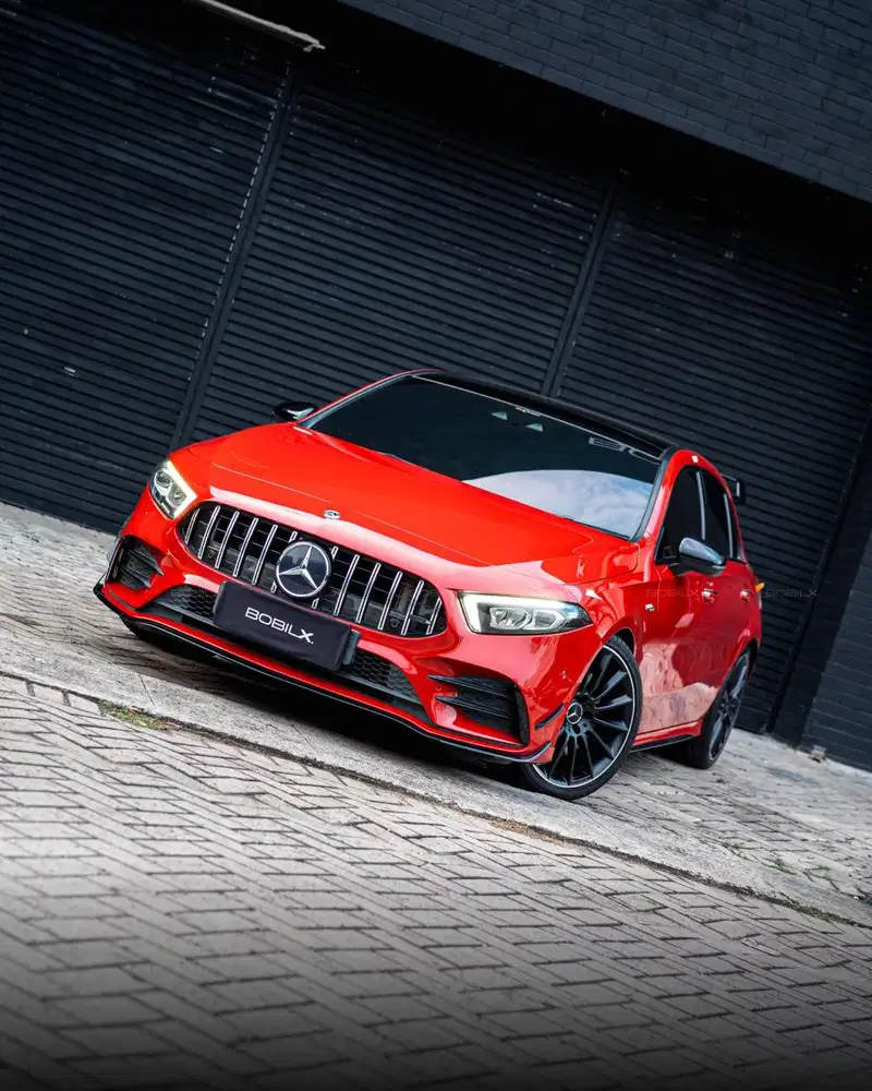 NIK 2019 Mercedes-Benz A35 AMG Hatchback Red on Black