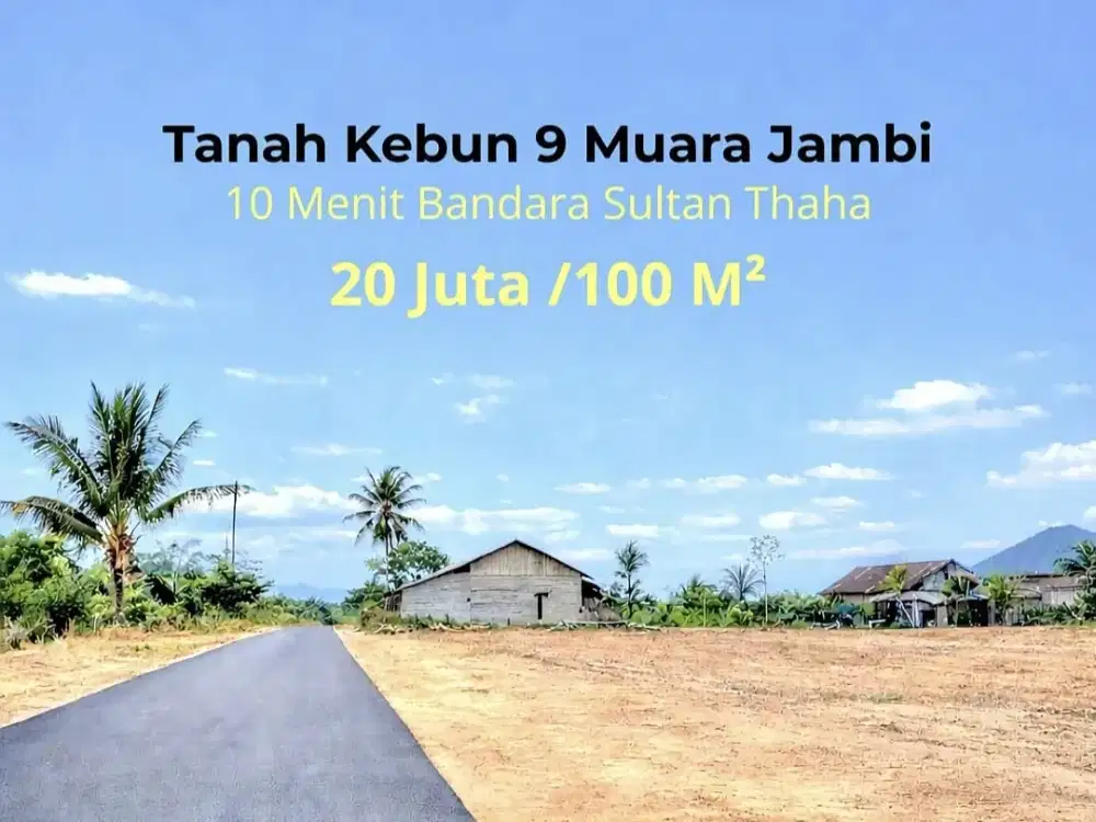 Tanah Kebun 9 Dekat Simpang Ahok Jambi