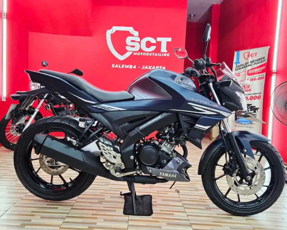 JualCpt90%LikeNew PjkOkt26 YAMAHA VIXION R 155 2019 VVA BLUE NAVY