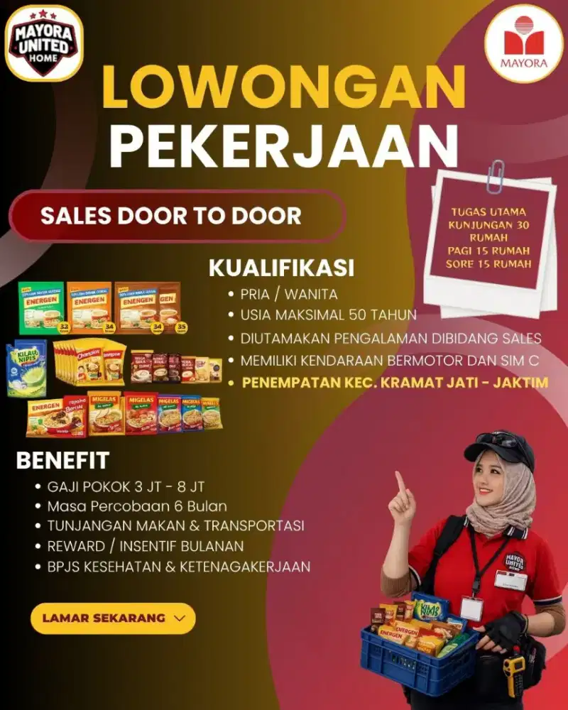 Lowongan Pekerjaan Sales