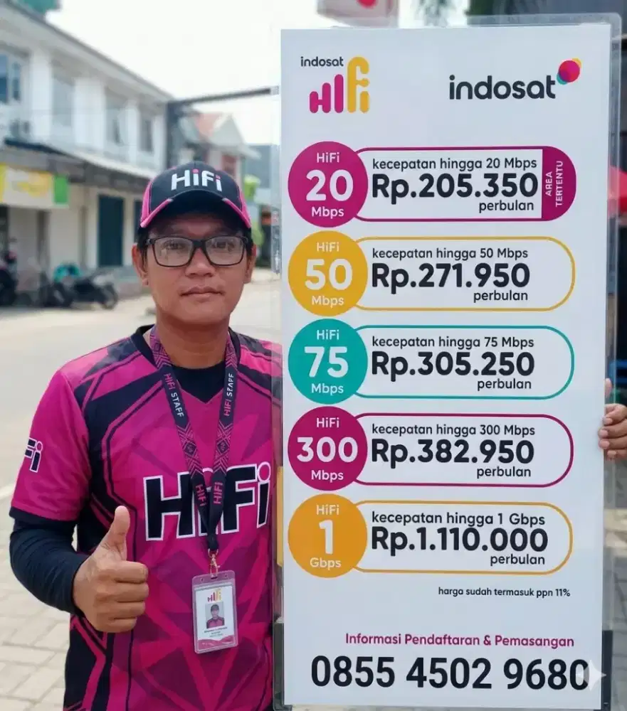 PASANG WIFI HIFI INDOSAT