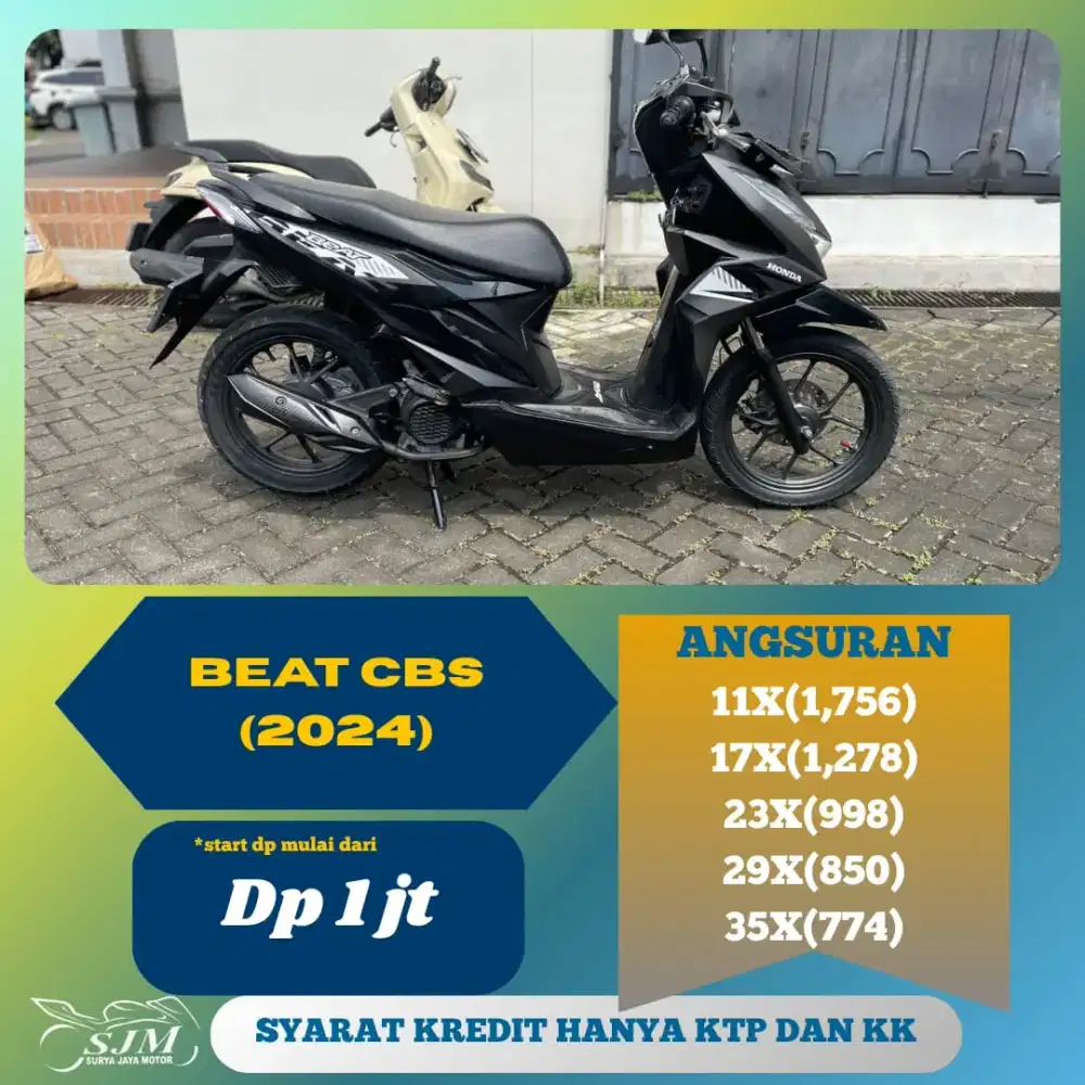 HONDA BEAT CBS 2024 SIAP PAKAI