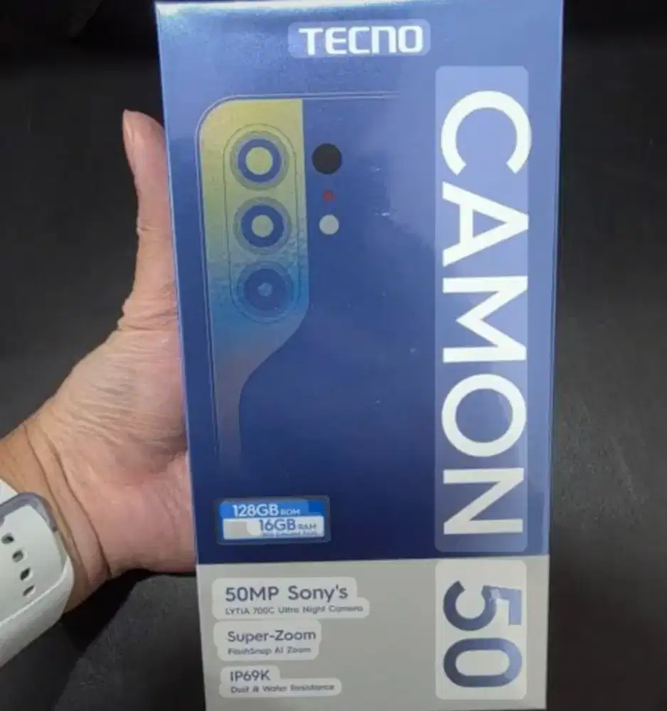 Techno Camon 50 8/128 baru segel