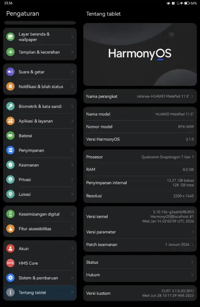 huawei matepade 11,5