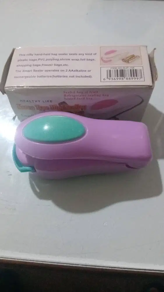 Mini Bag Sealer Portable Korea Type – Alat Press Plastik Snack & Makan