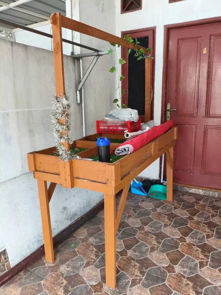 Dijual rak buah - Kayu Jati Belanda - Kokoh Awet
