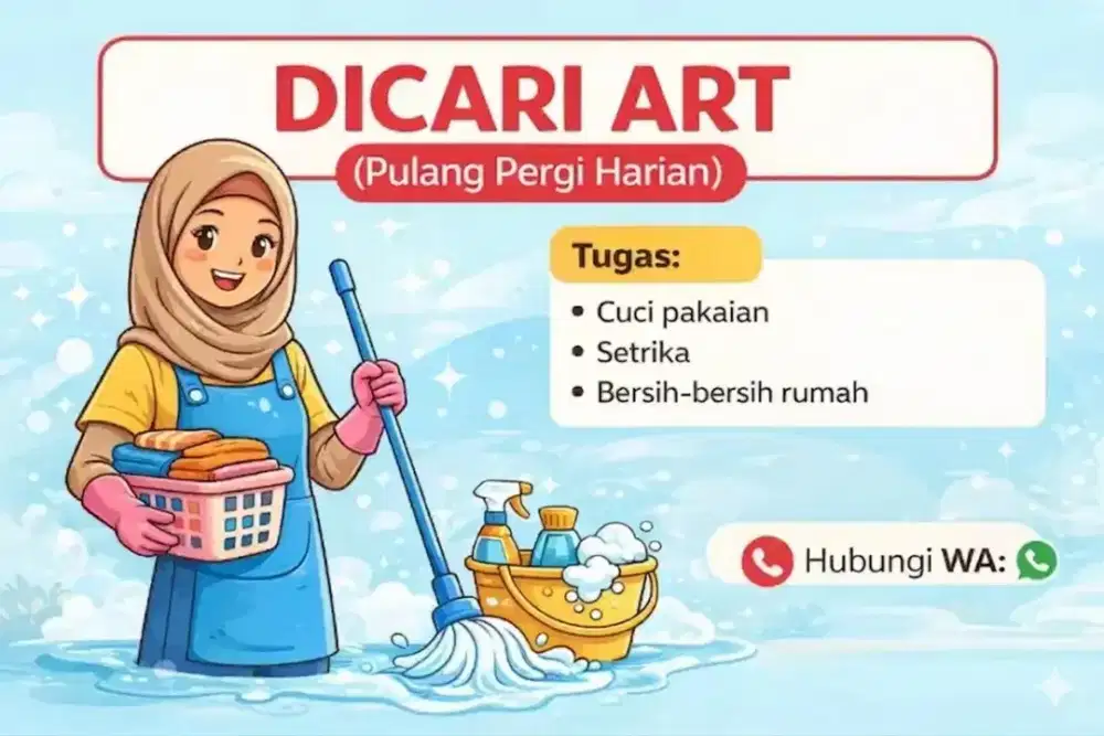 Lowongan ART Menginap Jakarta Barat