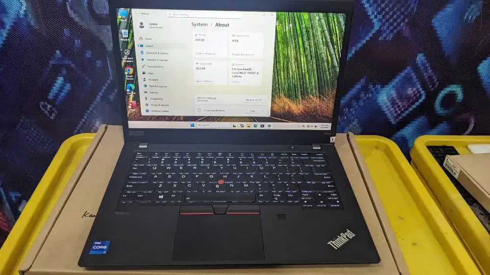 ThinkPad P14s  i7 Gen 11 Nvidia T500 4GB RAM 16 GB SSD 1 TB NVMe Mulus