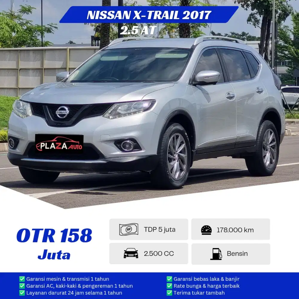 Nissan X-Trail 2017
2.5 Automatic