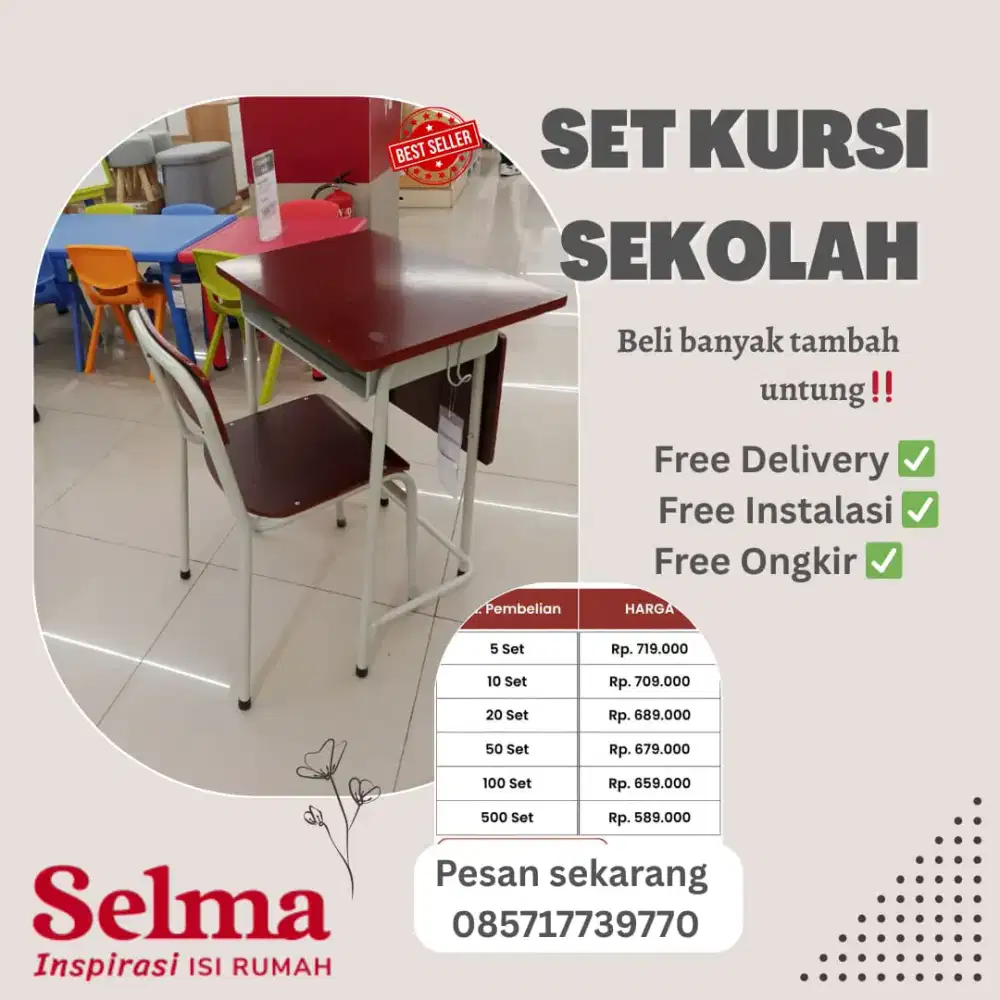 Kursi sekolah SD/SMP/SMA