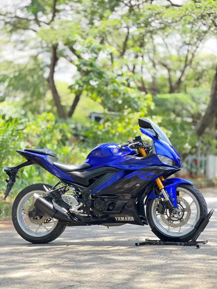 YAMAHA NEW R25 V2 2018 BIRU KM RENDAH PAJAK PANJANG SIAP RIDING JAUH