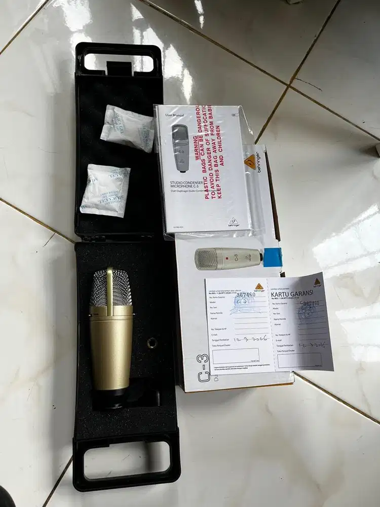 Mic condenser behringer c3
