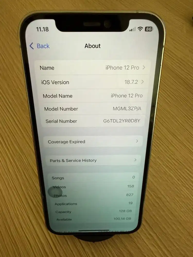 iPhone 12 Pro 128GB Silver INTER