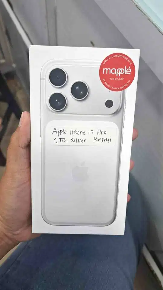 IPhone 17 Pro 1TB Silver New BNIB Garansi Resmi Indonesia