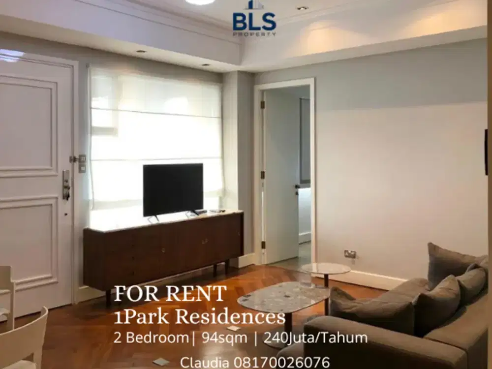 FOR RENT Apartment 1Park Residences 2BR