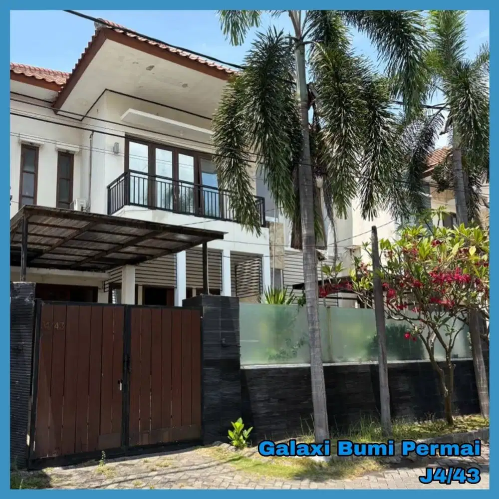 JUAL RUMAH 2 LANTAI ARAYA GALAXI BUMI PERMAI (BB)