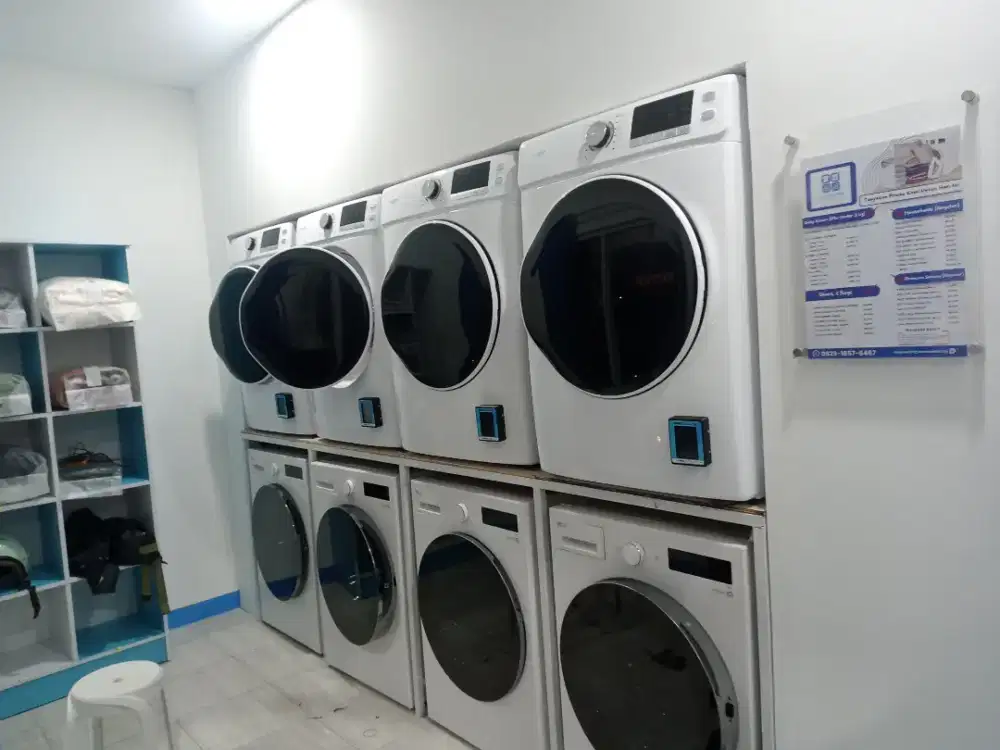 Kenek teknisi mesin laundry