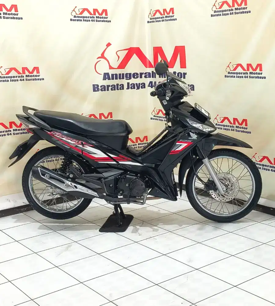 Ready Honda supra x 125 fi spoke Tahun 2024 warna Hitam