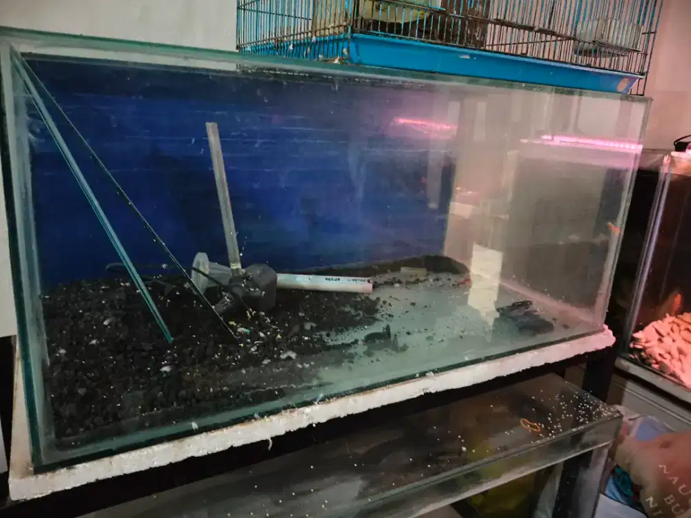 Aquarium kaca tebal, tidak bocor