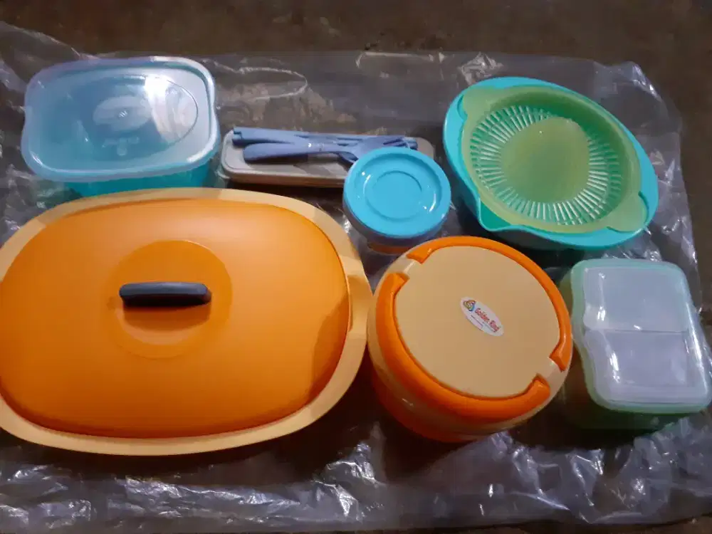 Jual 7 macam  perlengkapan makan + dapur