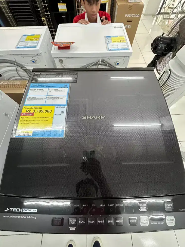 MESIN CUCI SHARP 1 TABUNG