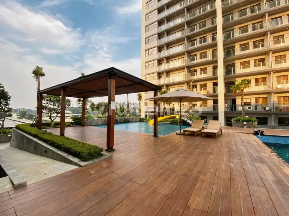 Sewa Apartemen Daan Mogot City 1BR 38m² – Lantai 17, View Pool, Nyaman & Siap Huni