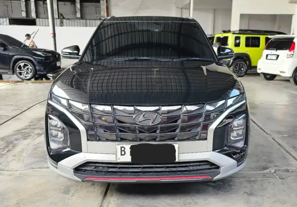 Cuma 18rb Km Gres Mulus Hyundai Creta Prime AT Matic 2023 Hitam Mulus
