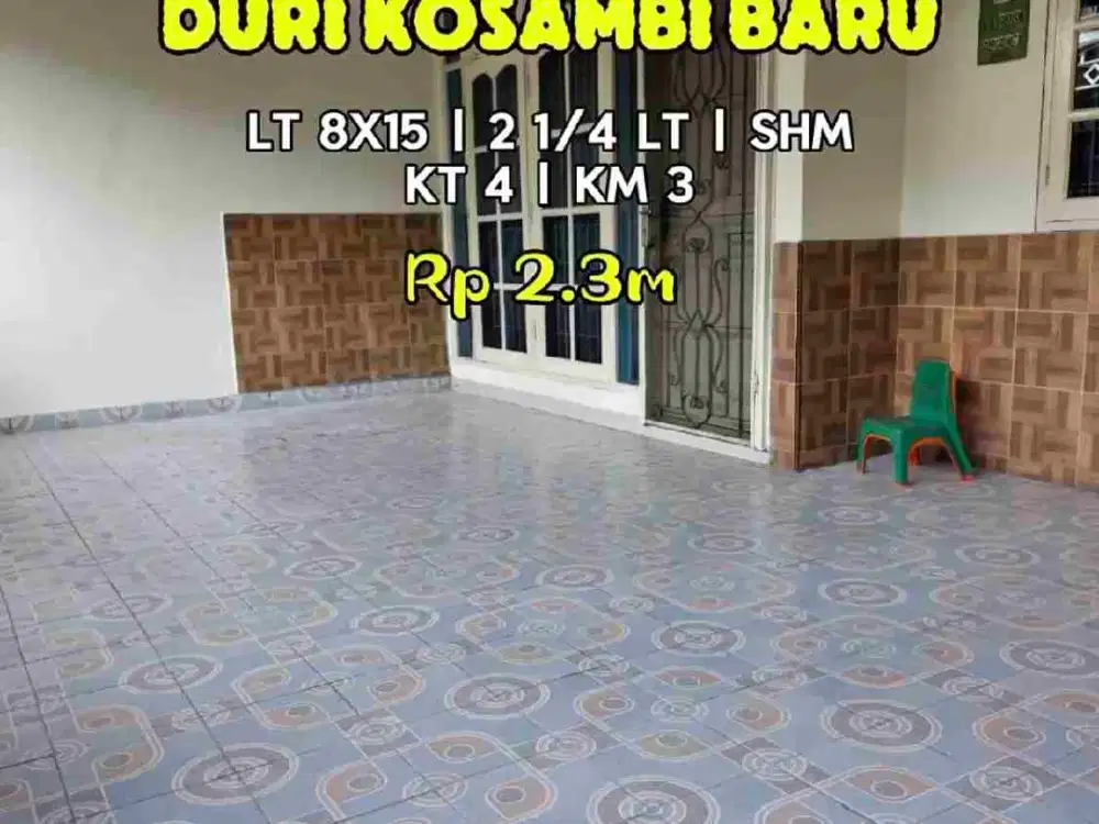 Wilson Rumah murah uk 8x15 di duri kosambi