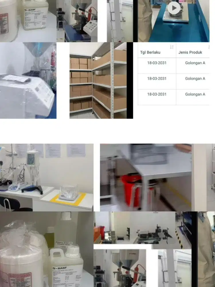 Jual pabrik kosmetik CPKB A PT &tempat SHM milik pribadi siap produksi