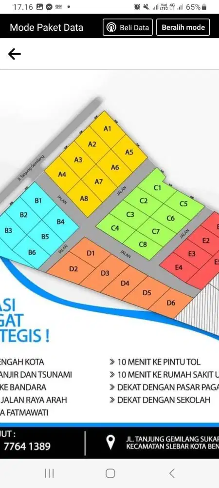 Dijual Cepat Tanah siap pakai