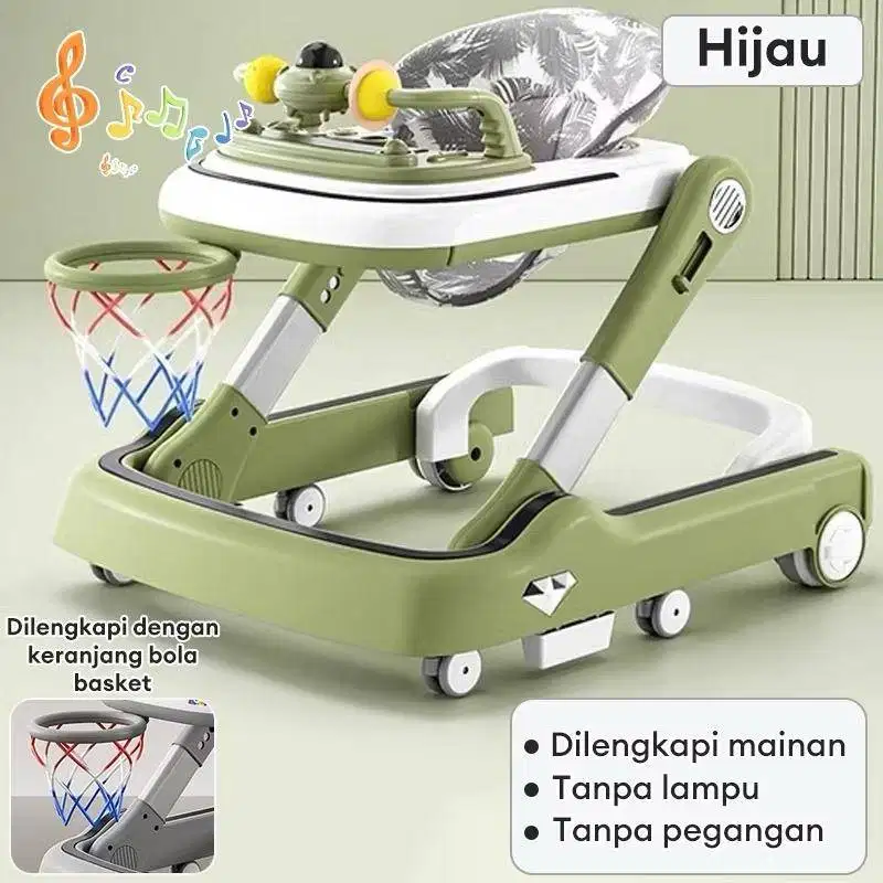 Baby Walker dengan keranjang basket