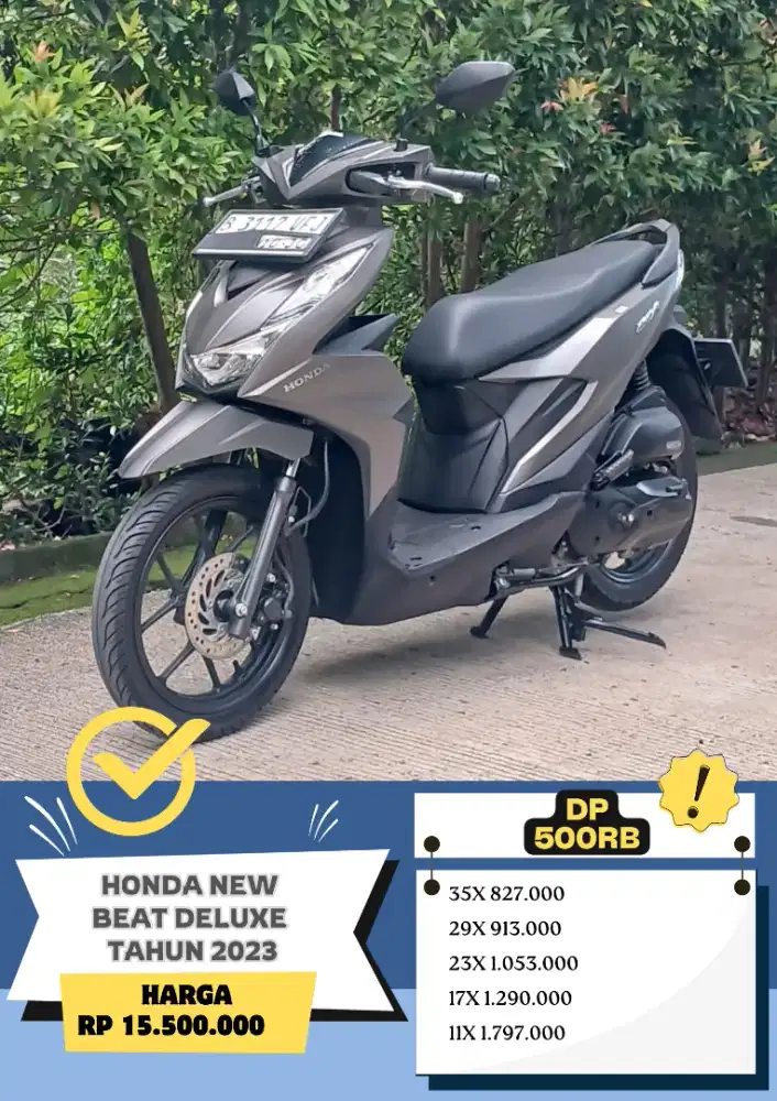 Honda New Beat Deluxe TAHUN 2023 Dp 500rb