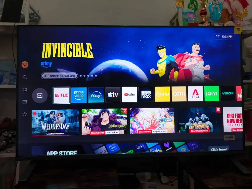 TOSHIBA 43E450NP PRO – 43” 4K QLED AI Smart TV JUAL RUGI