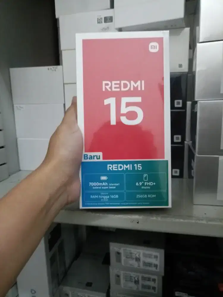Redmi 15 8/256 Garansi Resmi 15 Bulan New