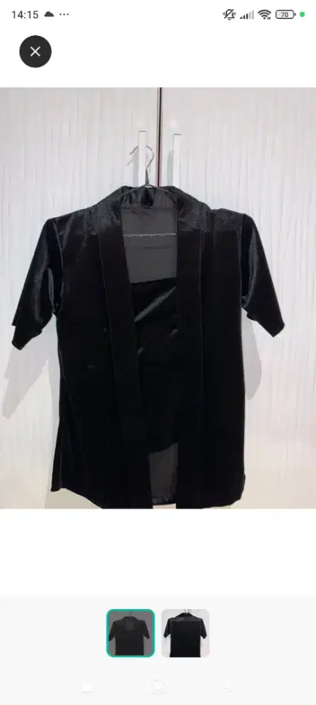 kebaya velvet beludru like new