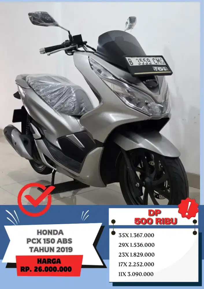 Honda PCX 150 ABS Tahun 2019 DP 500Ribu