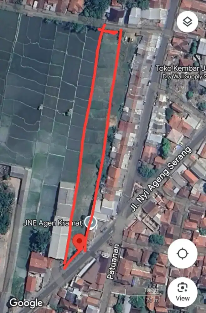 ​Judul: Tanah SHM 3.550 m² Pinggir Jl. Imam Bonjol Bobos, Kab Cirebon