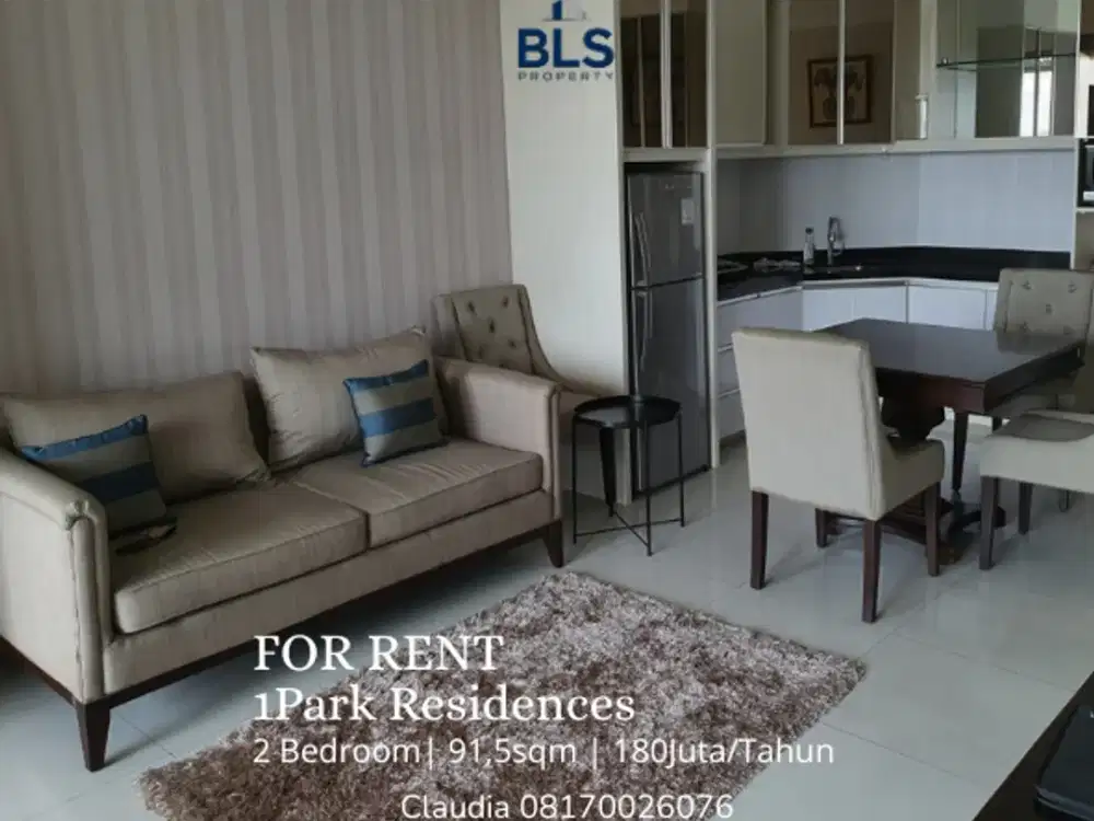 FOR RENT Apartment 1Park Residences 2BR