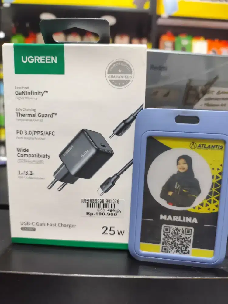 CHARGER UGREEN NSERIES GAN 25W |  ATLANTIS DAHSYAT
