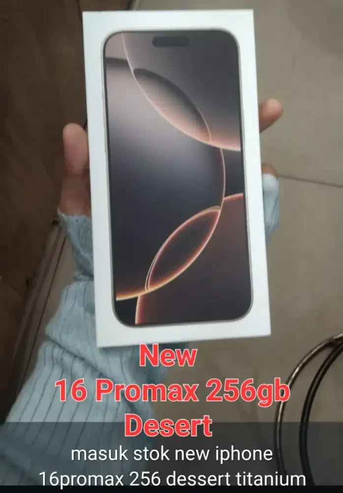 New Iphone 16 ProMax 256gb Desert