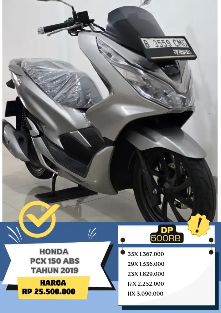 KM 14rb Honda PCX 150 ABS TAHUN 2019 Dp 500rb