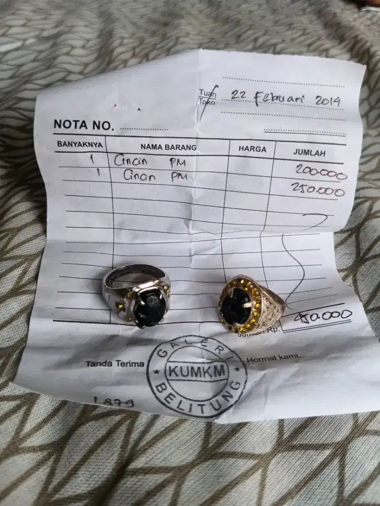 CINCIN BATU BELITUNG