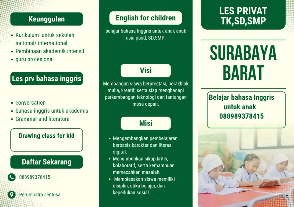 Les privat English for kids