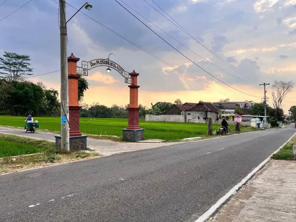 Tanah View Gunung Lawu 232m2 Timur Pasar Batujamus