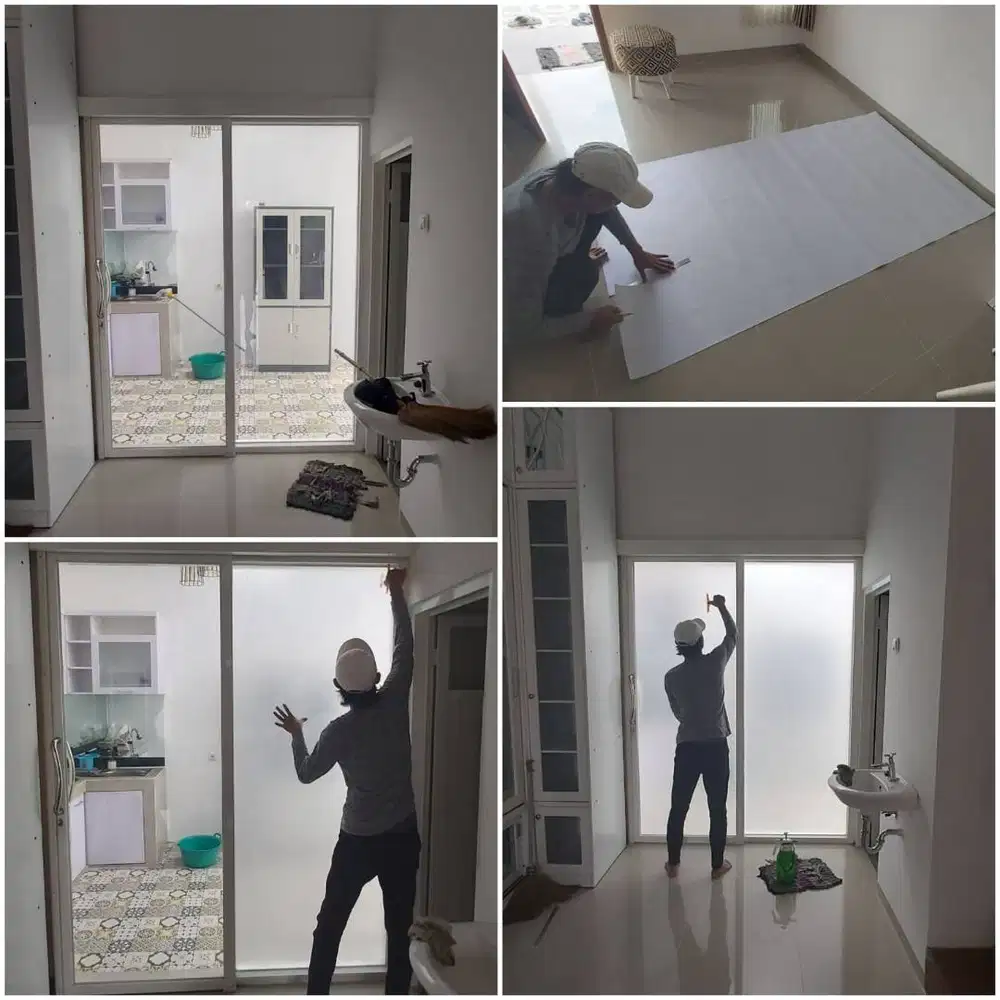 Sedia Kaca film rumah jasa pasang kacafilm sedia kaca film gelap hitam