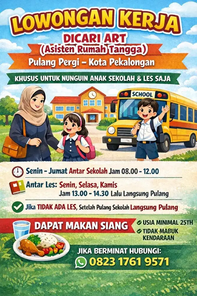 Di cari ART part time atau full time